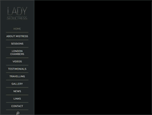 Tablet Screenshot of ladyseductress.com